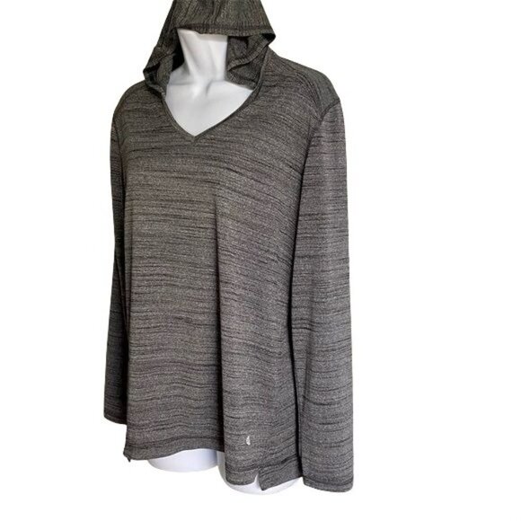 Reel Legends Gray Pull Over Hoodie Womens Large - Picture 3 of 8